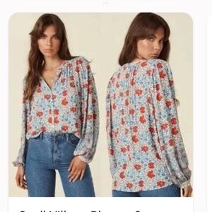 Spell Village Blouse Sky Small